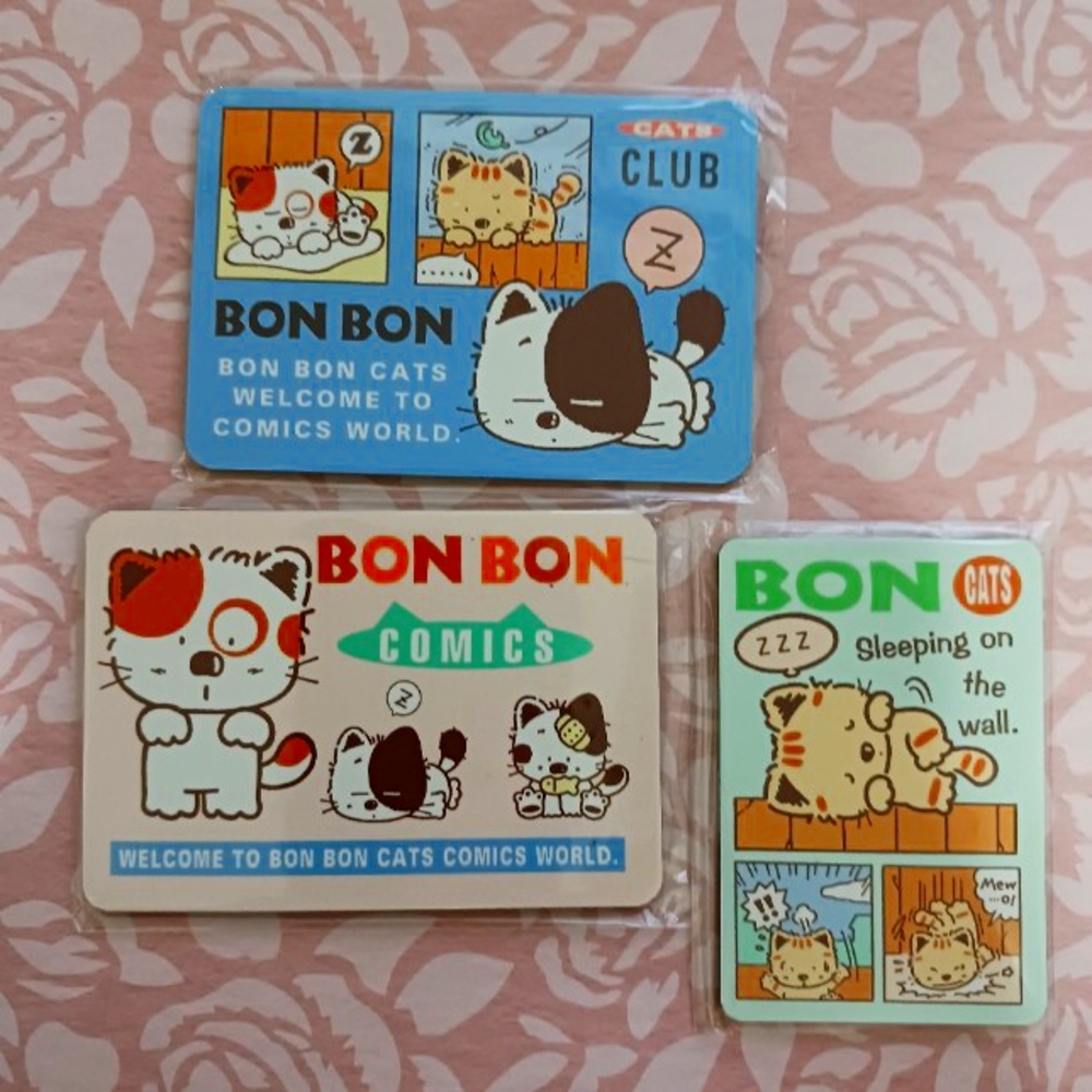 Bon Bon Cat Club Magnetic  Foldout Address Booklets